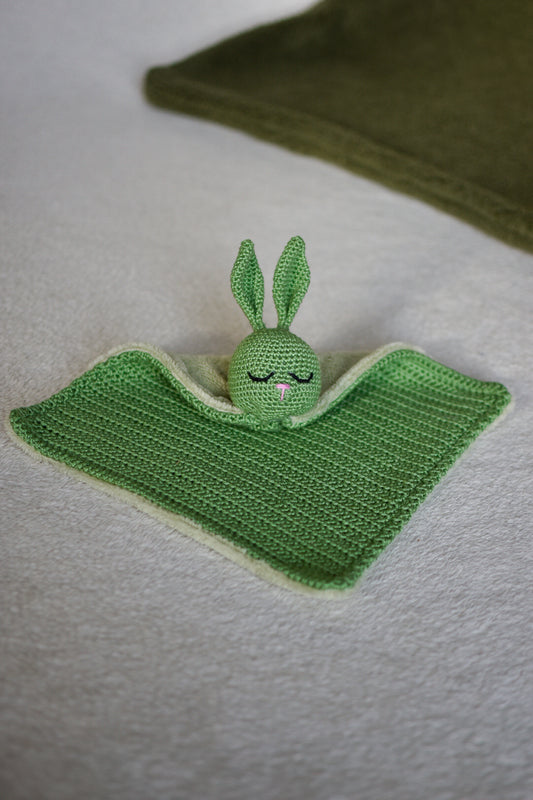 - CHIEN - doudou Odette - Vert sauge