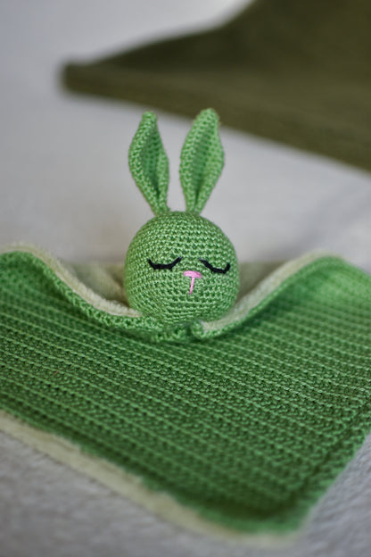 - CHIEN - doudou Odette - Vert sauge